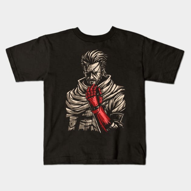 Big Boss - Metal Gear Solid V Kids T-Shirt by nikmatiaja